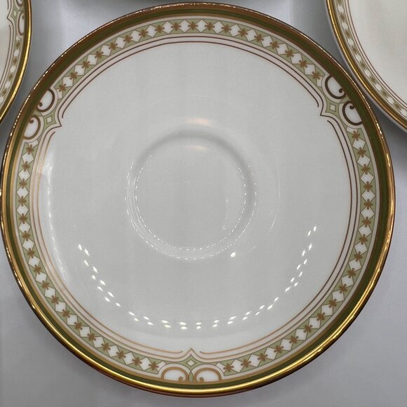 Brand New Royal Doulton Porcelain "Lichfield" Floral Teacup & Saucer Set of 6 - Picture 6 of 12